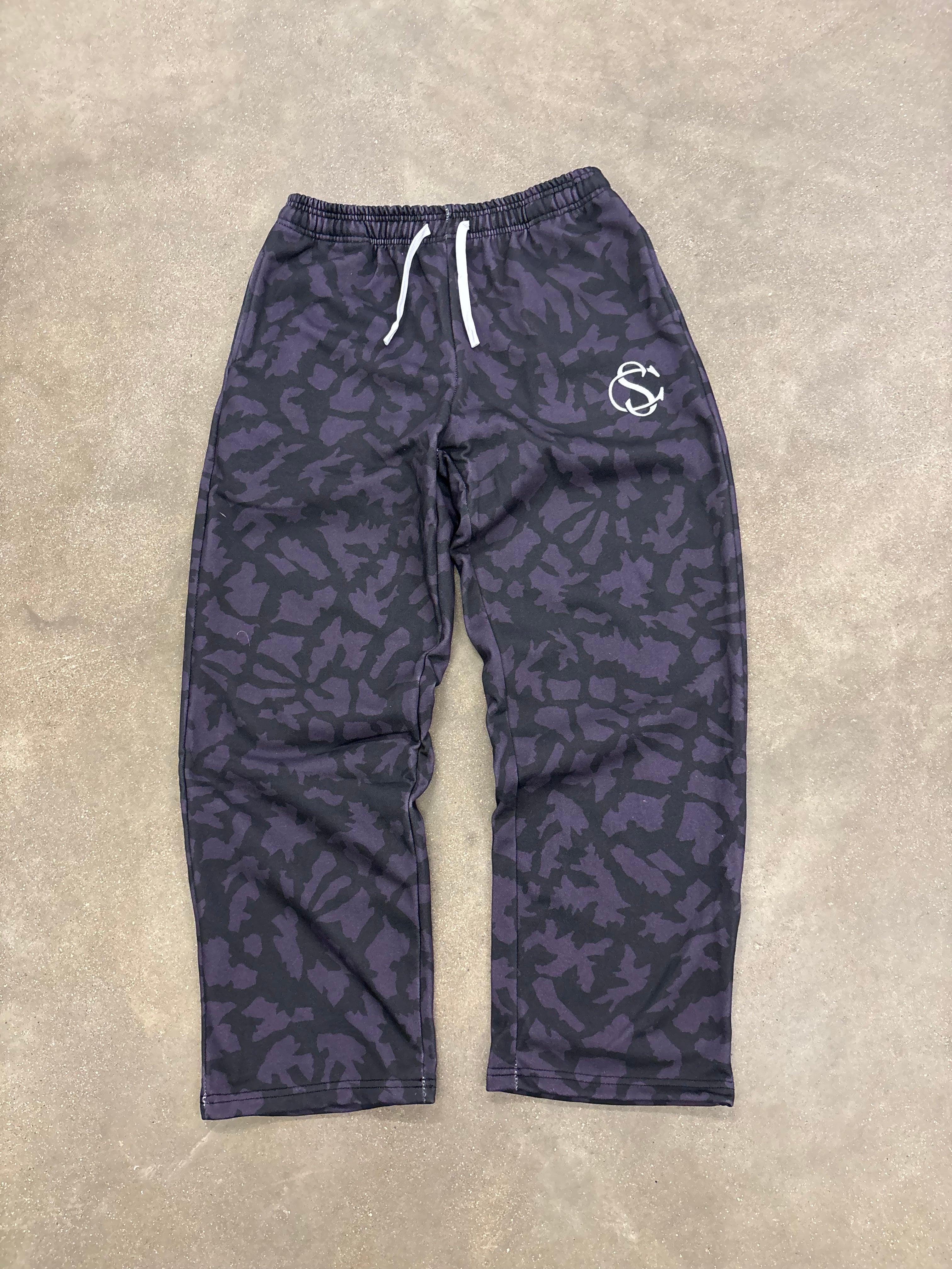 Purple Giraffe Tracksuit Pants