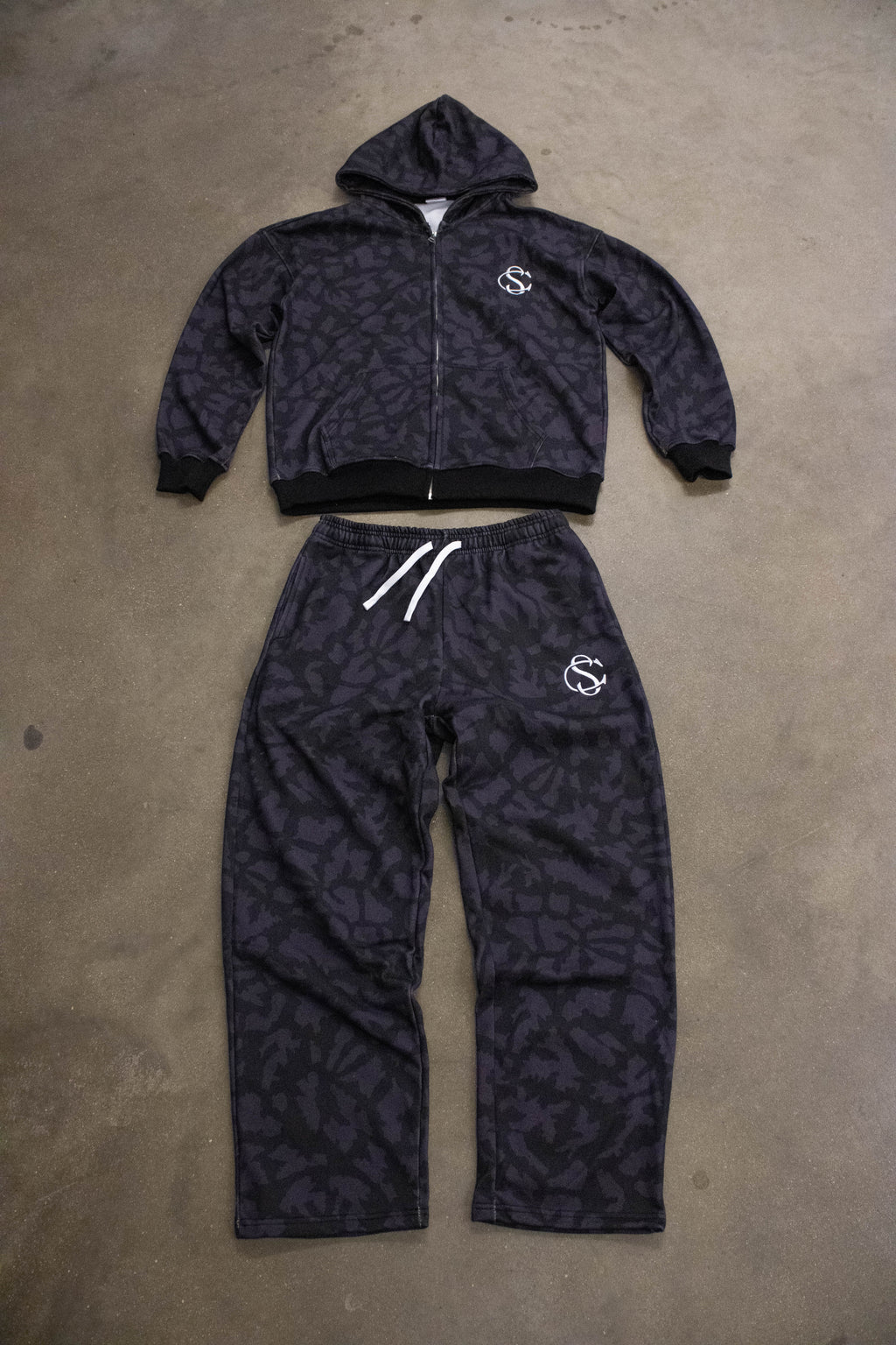 Purple Giraffe Tracksuit Hoodie