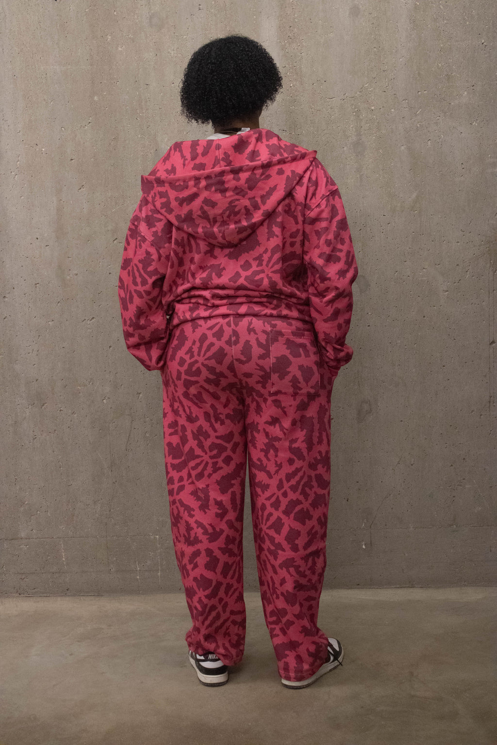Pink Giraffe Tracksuit Pants