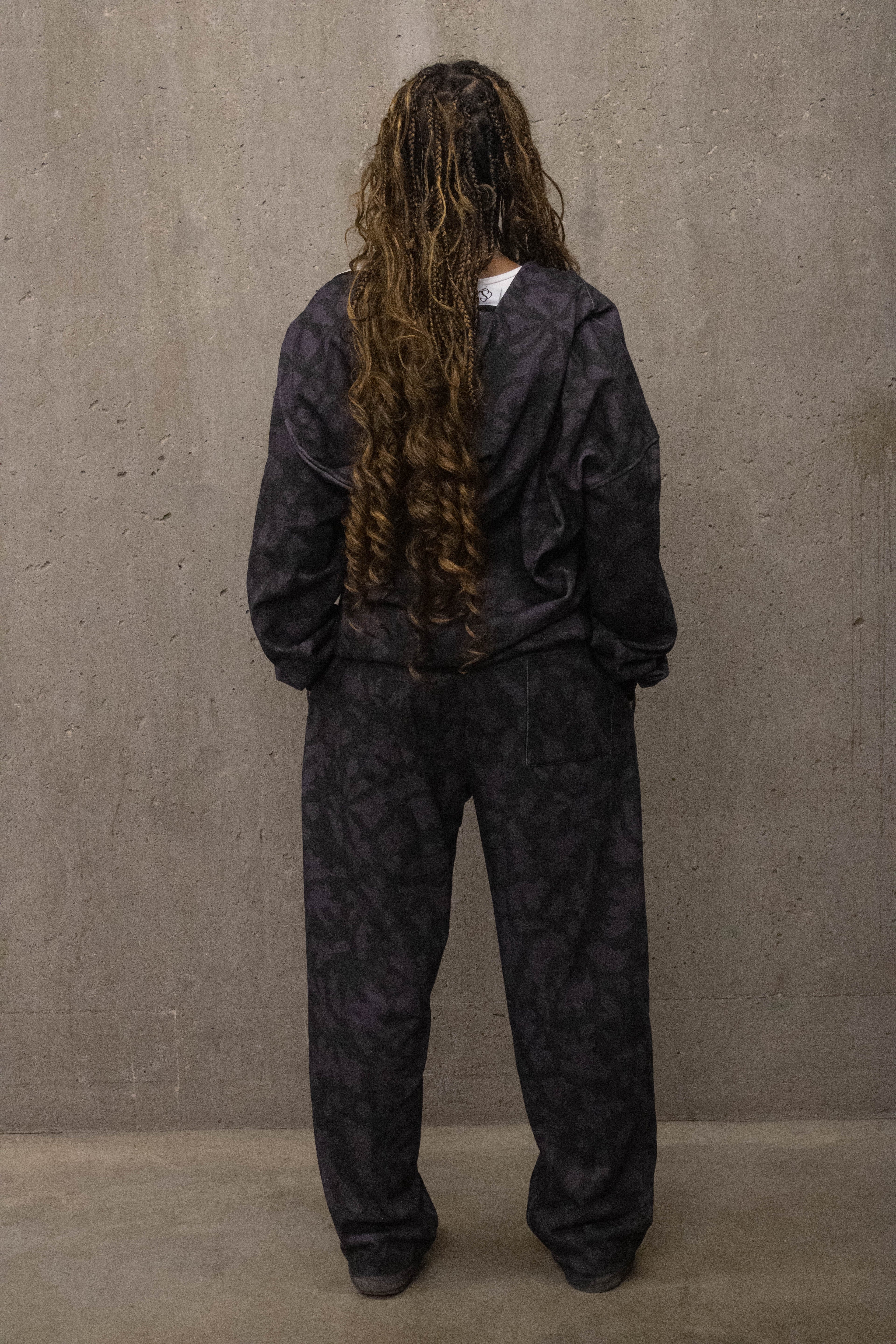 Purple Giraffe Tracksuit Hoodie